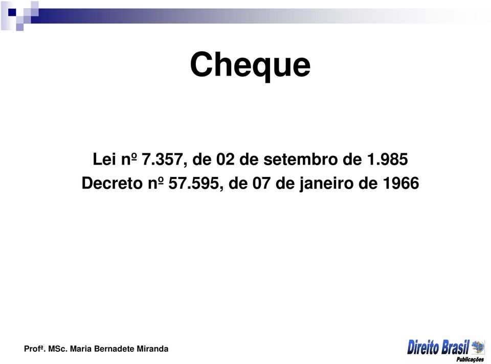 de 1.985 Decreto nº 57.