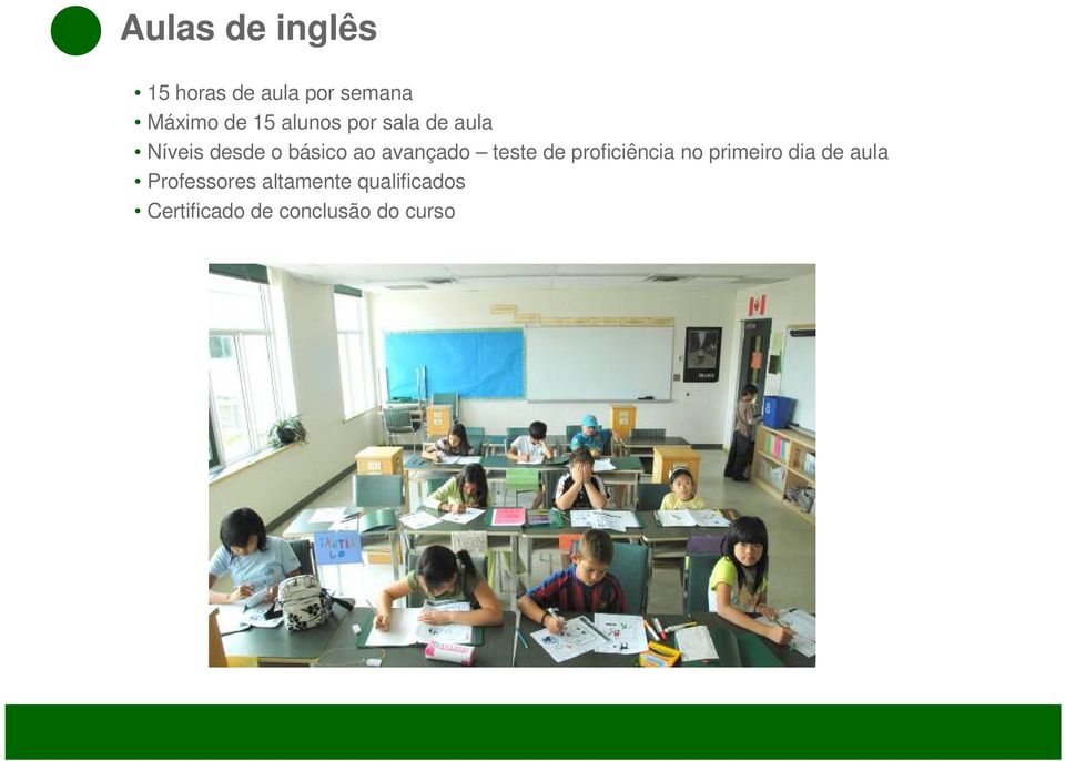 teste de proficiência no primeiro dia de aula Professores