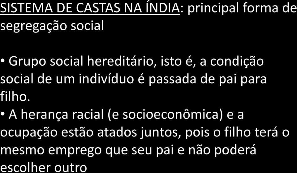 pai para filho.