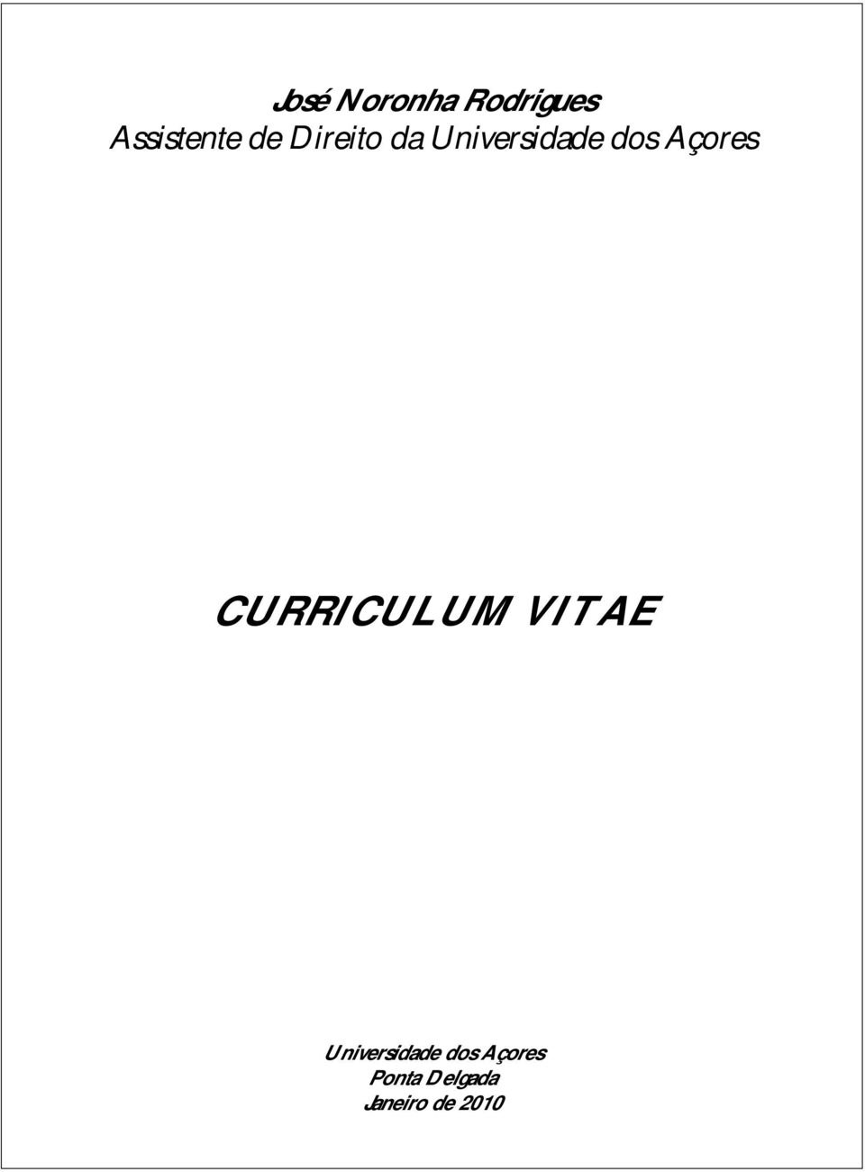 CURRICULUM VITAE 