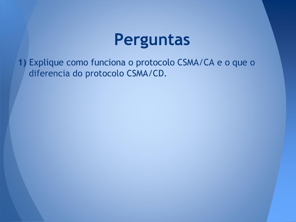 protocolo CSMA/CA e o