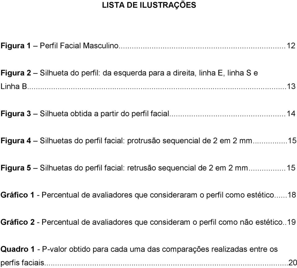 ..15 Figura 5 Silhuetas do perfil facial: retrusão sequencial de 2 em 2 mm.