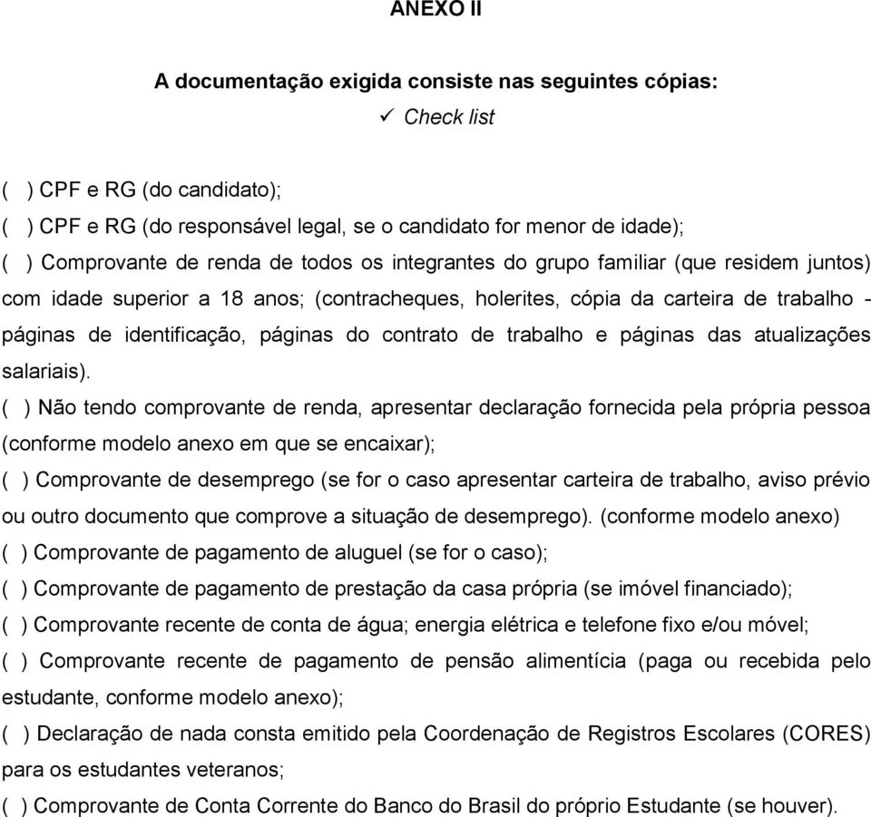 de trabalho e páginas das atualizações salariais).