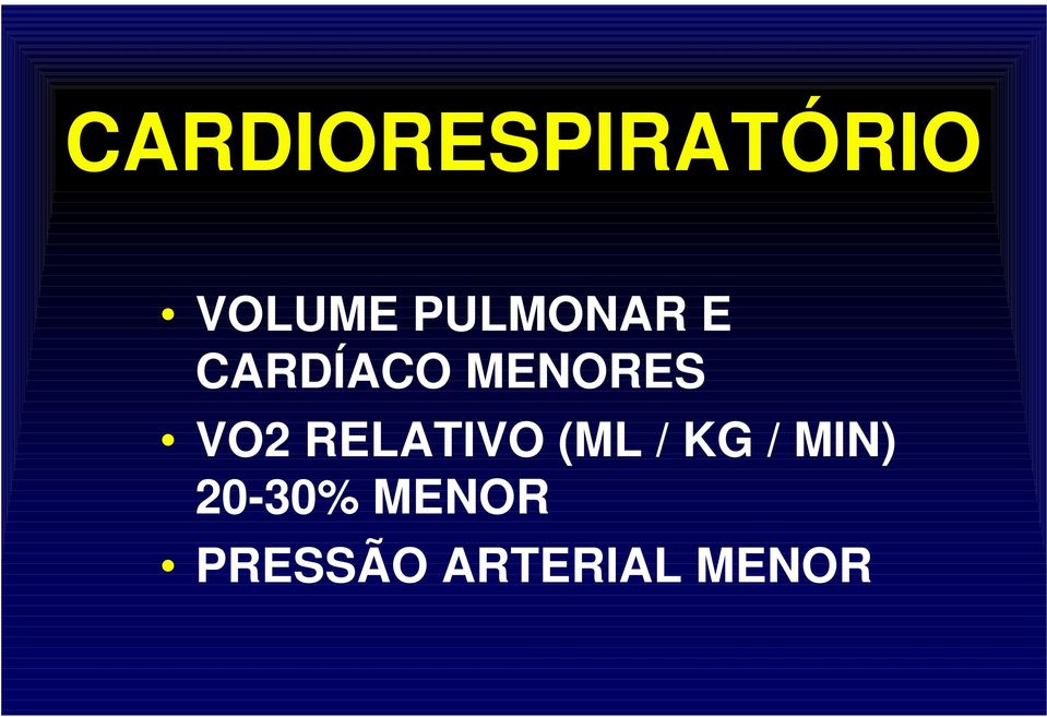 VO2 RELATIVO (ML / KG / MIN)