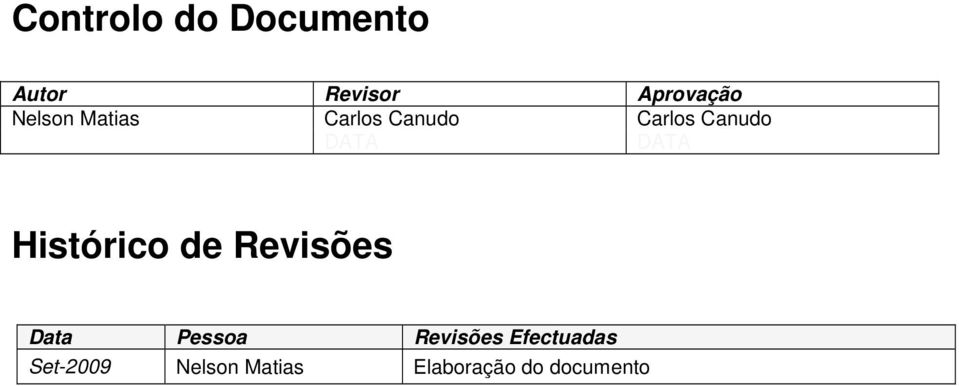 DATA Histórico de Revisões Data Pessoa Revisões