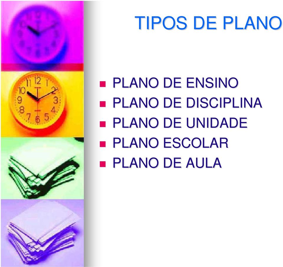 DISCIPLINA PLANO DE