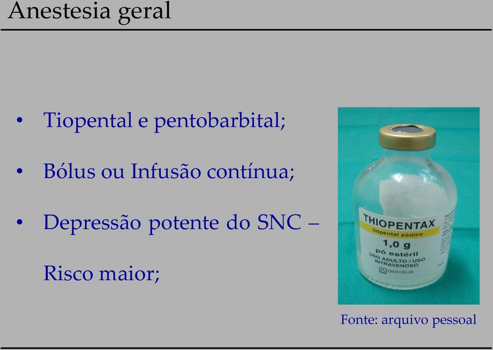 contínua; Depressão potente do