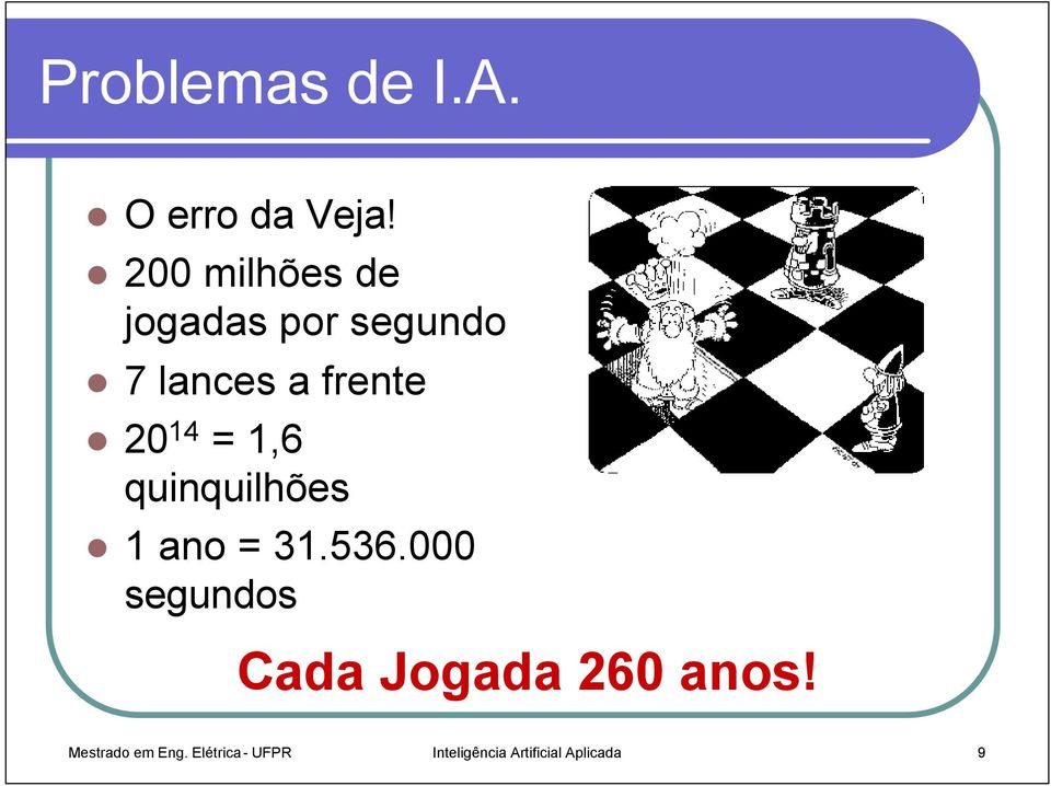 14 = 1,6 quinquilhões 1 ano = 31536000 segundos Cada