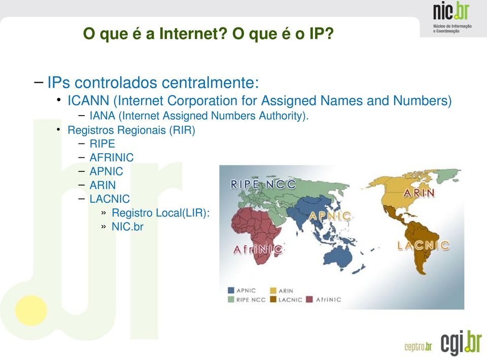 Assigned Names and Numbers) IANA (Internet Assigned Numbers