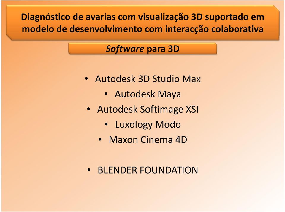 Software para 3D Autodesk 3D Studio Max Autodesk Maya