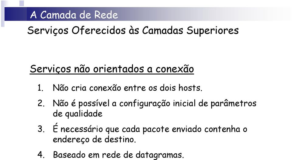 Não é possível a configuração inicial de parâmetros de qualidade 3.