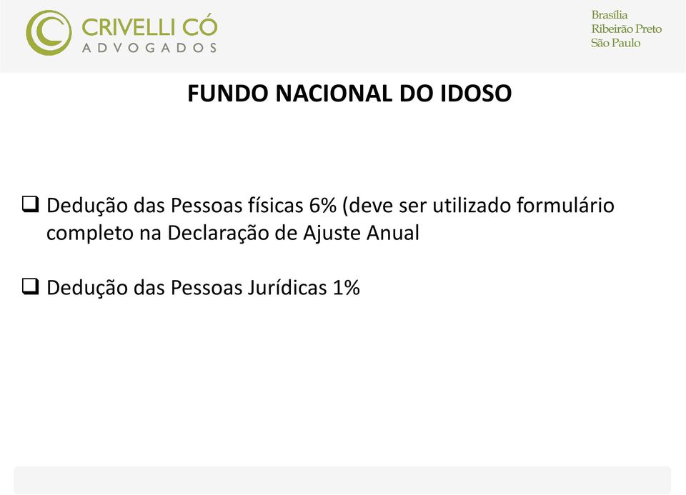 formulário completo na Declaração de