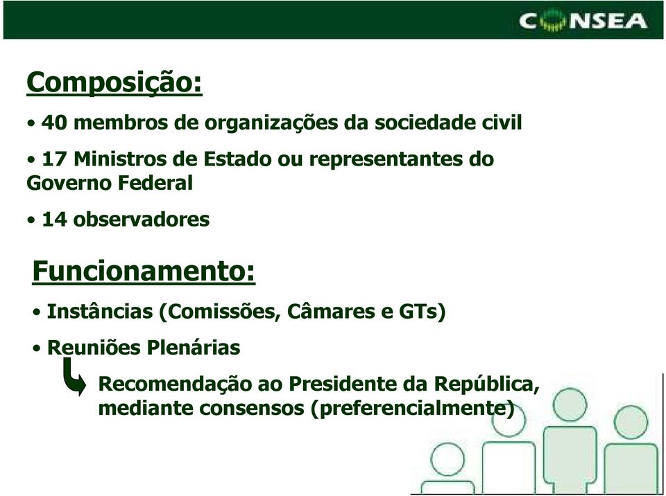 Funcionamento: Instâncias (Comissões, Câmares e GTs) Reuniões Plenárias