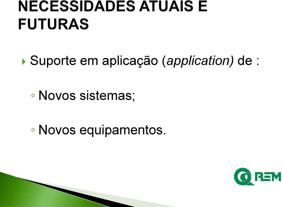 (application) de :