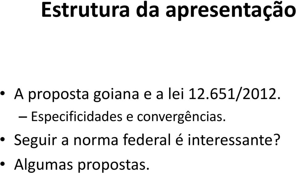 Especificidades e convergências.