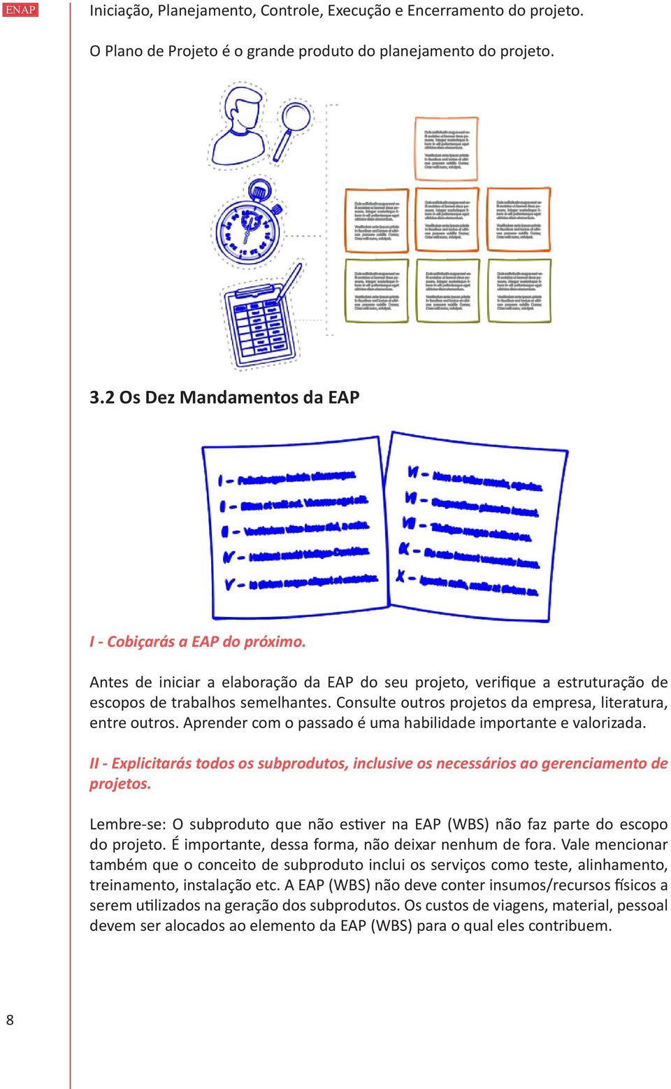 Consulte outros projetos da empresa, literatura, entre outros. Aprender com o passado é uma habilidade importante e valorizada.