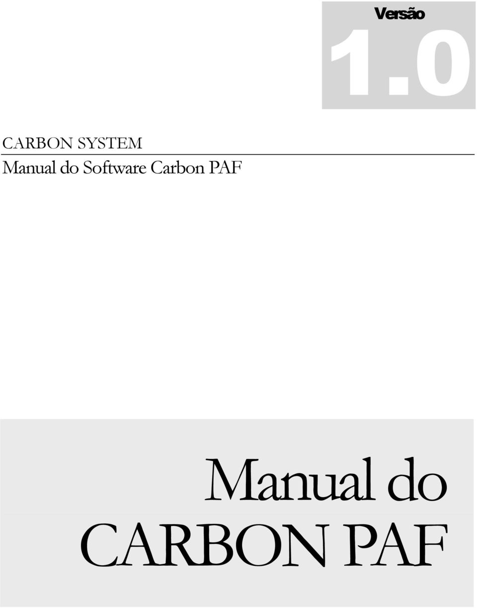 Manual do Software