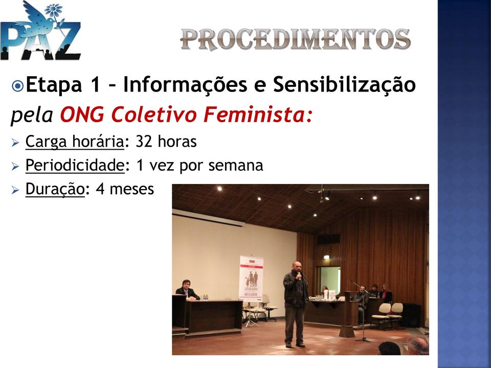 Feminista: Carga horária: 32 horas