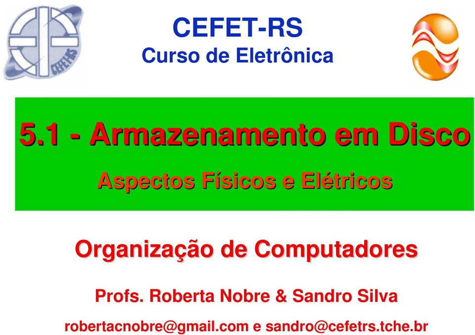 e Elétricos Profs.