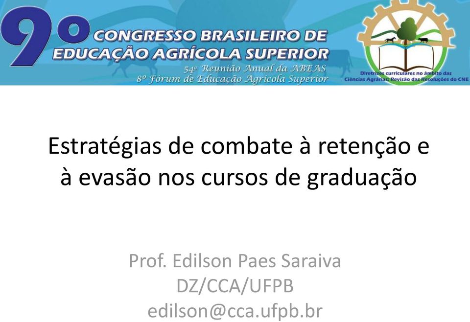 de graduação Prof.