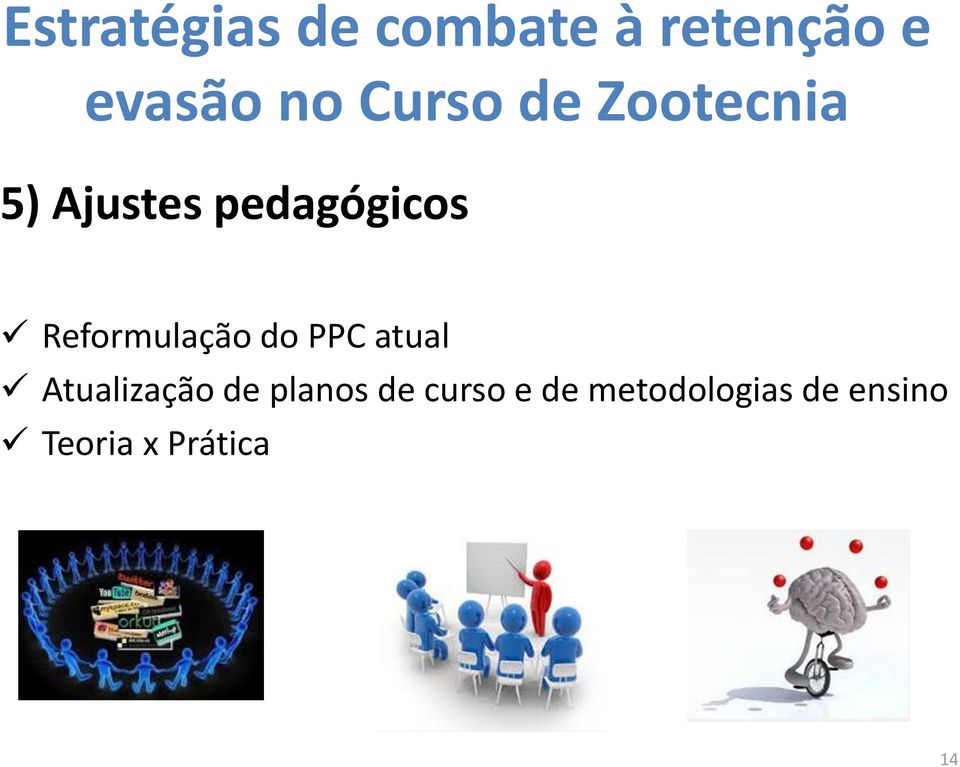 Reformulação do PPC atual Atualização de planos