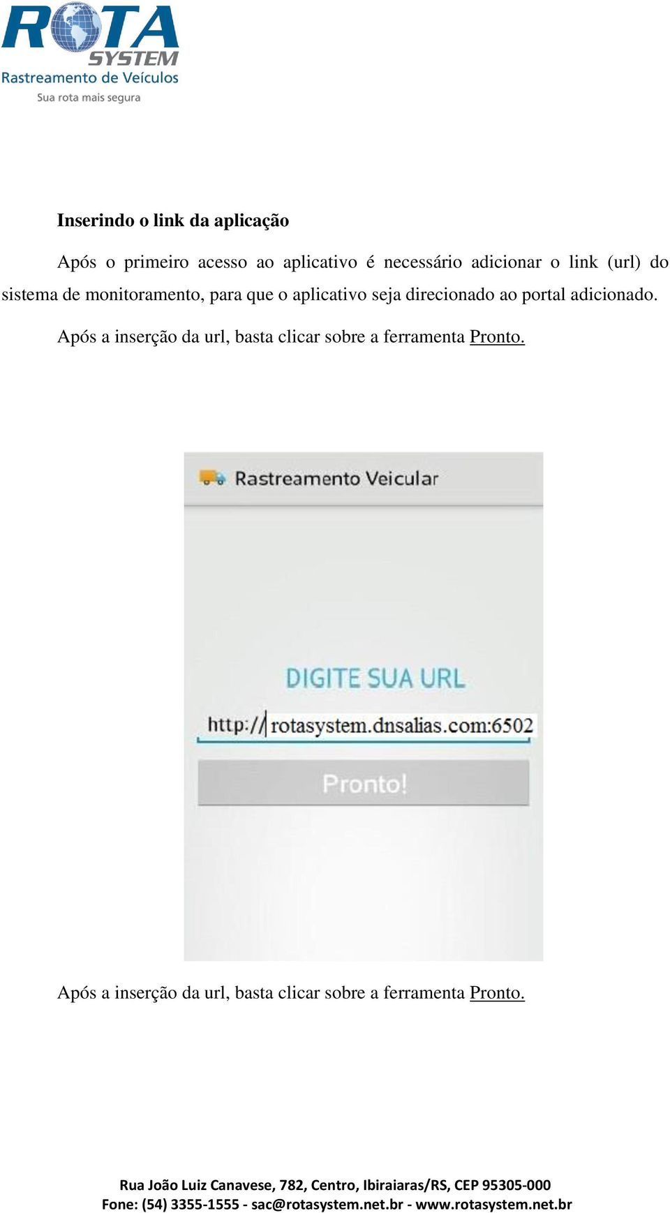 direcionado ao portal adicionado.