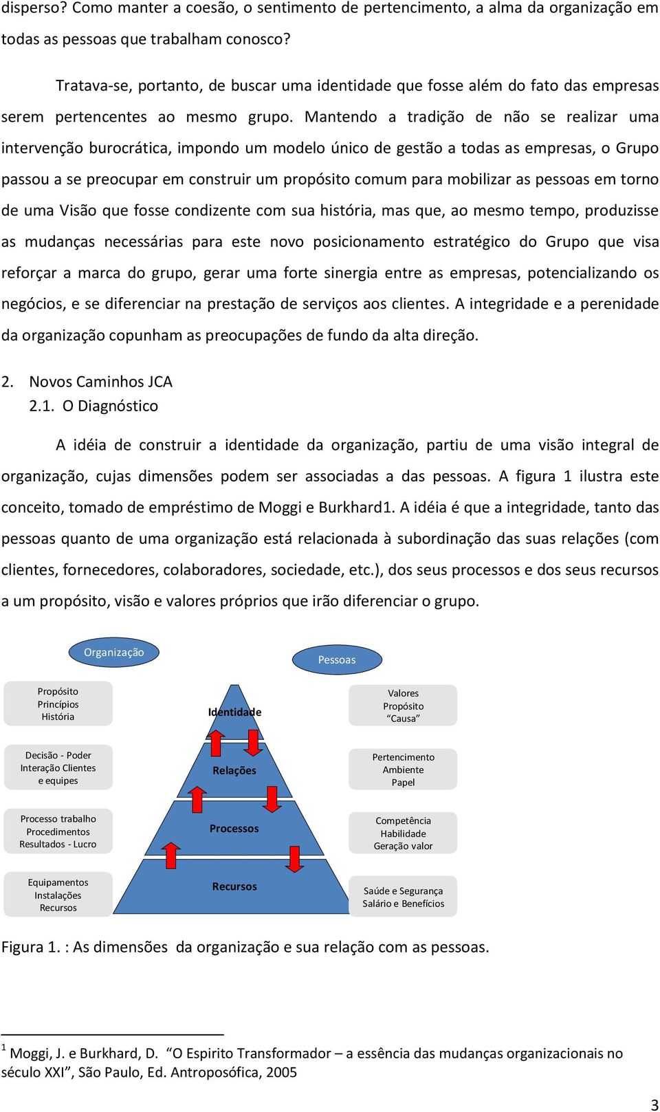 Mantendo a tradição de não se realizar uma intervenção burocrática, impondo um modelo único de gestão a todas as empresas, o Grupo passou a se preocupar em construir um propósito comum para mobilizar