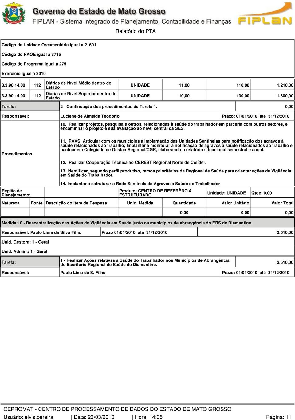 Identificar, segundo perfil produtivo, ramos prioritários da Regional de Saúde para orientar ações de Vigilância em Saúde do Trabalhador. 14.