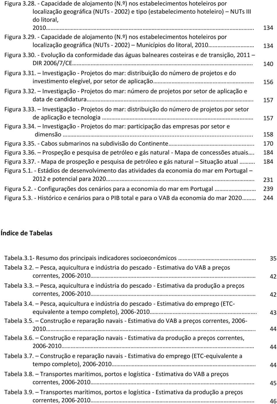 - Evolução da conformidade das águas balneares costeiras e de transição, 2011 DIR 2006/7/CE. 140 Figura 3.31.