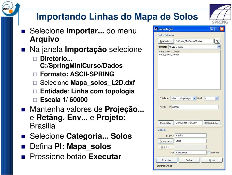 .. C:/SpringMiniCurso/Dados Formato: ASCII-SPRING Selecione Mapa_solos_L2D.