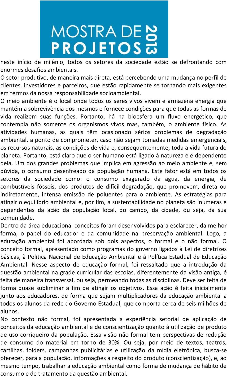 responsabilidade socioambiental.