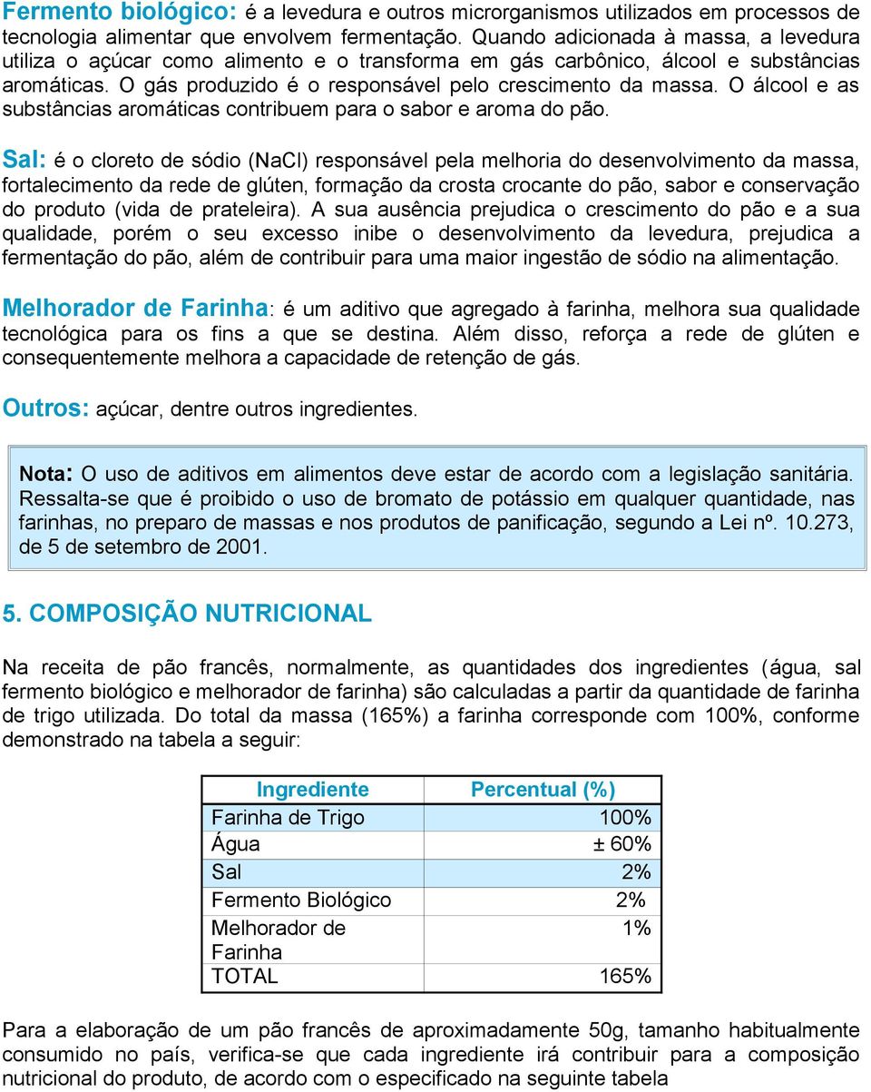 O álcool e as substâncias aromáticas contribuem para o sabor e aroma do pão.