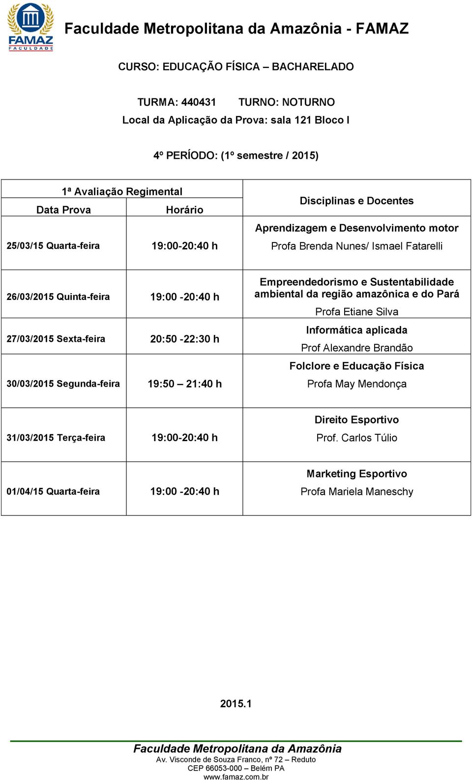 Segunda-feira 19:50 21:40 h Empreendedorismo e Sustentabilidade ambiental da região amazônica e do Pará Profa Etiane Silva Informática aplicada Prof