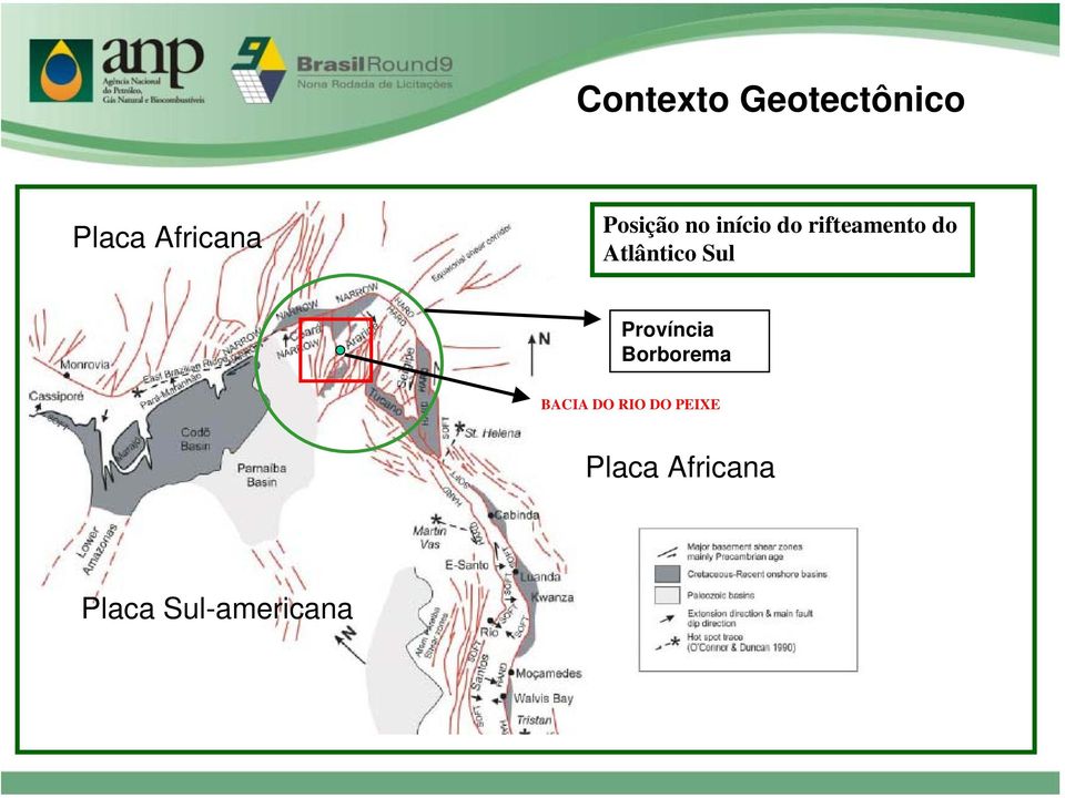 Atlântico Sul Província Borborema BACIA