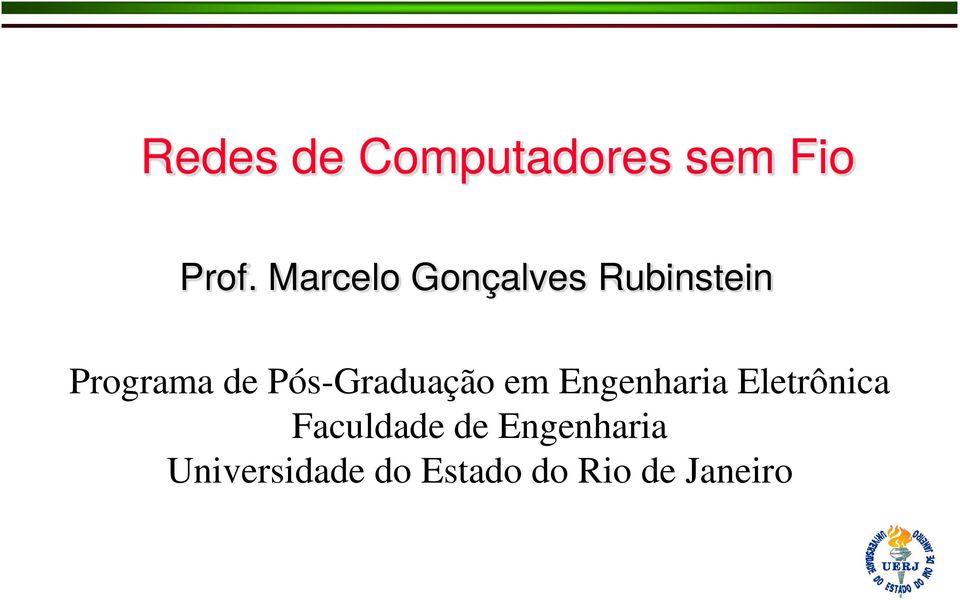 Pós-Graduação em Engenharia Eletrônica