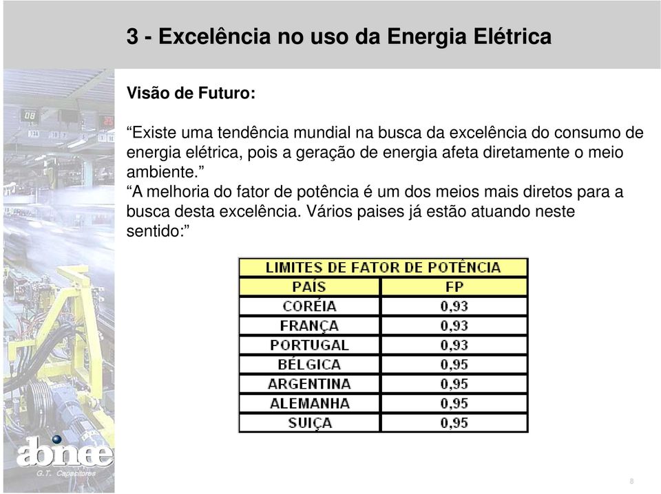 energia afeta diretamente o meio ambiente.