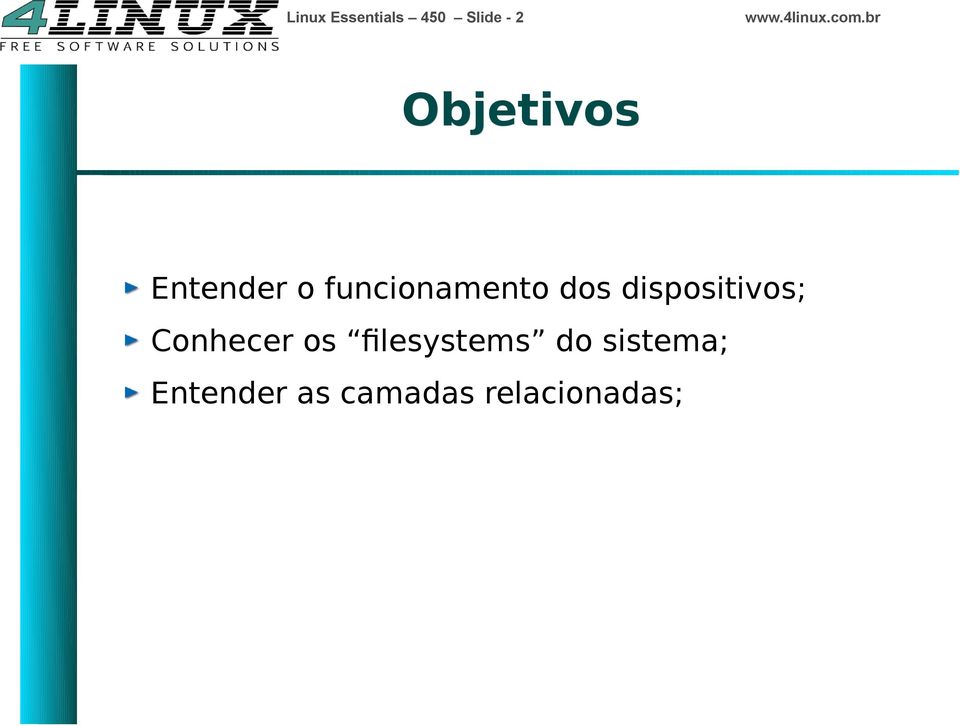 dos ; Conhecer os flesystems do