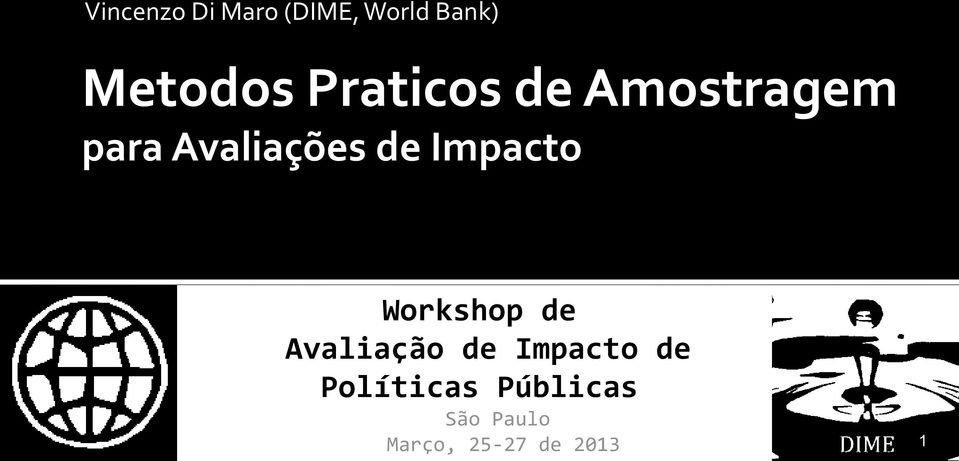 Impacto Workshop de Avaliação de Impacto de