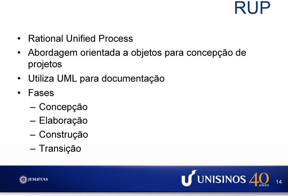 projetos Utiliza UML para documentação