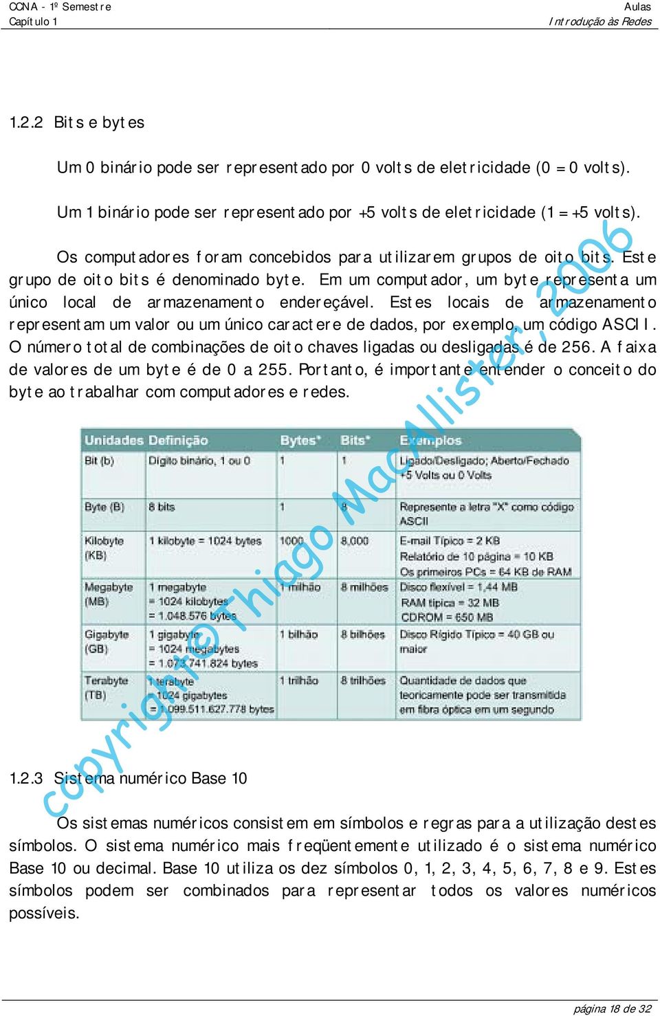 Estes locais de armazenamento representam um valor ou um único caractere de dados, por exemplo, um código ASCII. O número total de combinações de oito chaves ligadas ou desligadas é de 256.