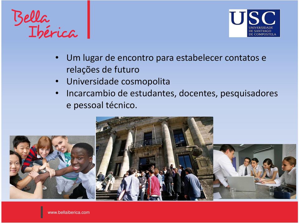 Incarcambio de estudantes, docentes,