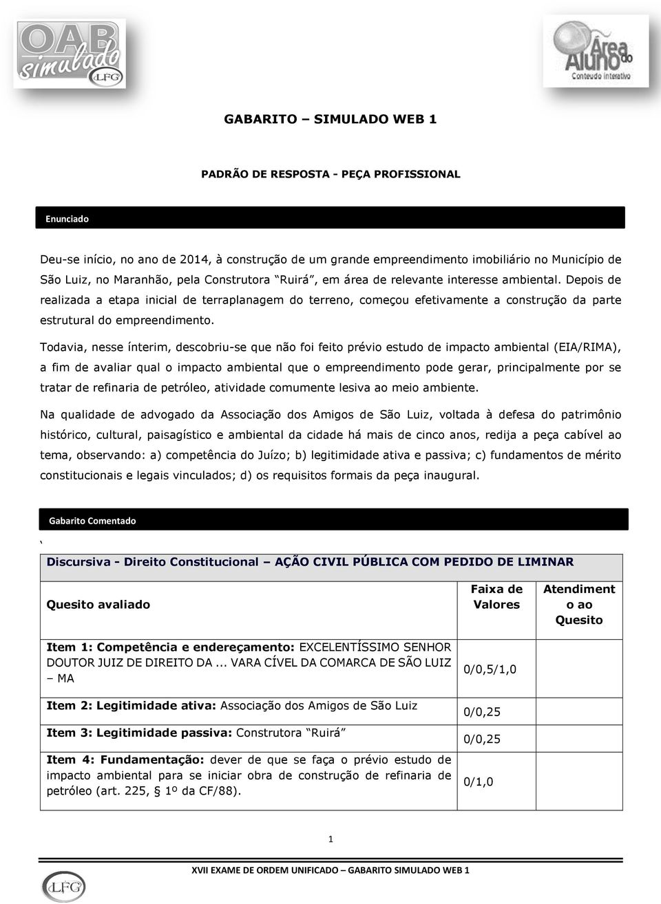 Todavia, nesse ínterim, descobriu-se que não foi feito prévio estudo de impacto ambiental (EIA/RIMA), a fim de avaliar qual o impacto ambiental que o empreendimento pode gerar, principalmente por se