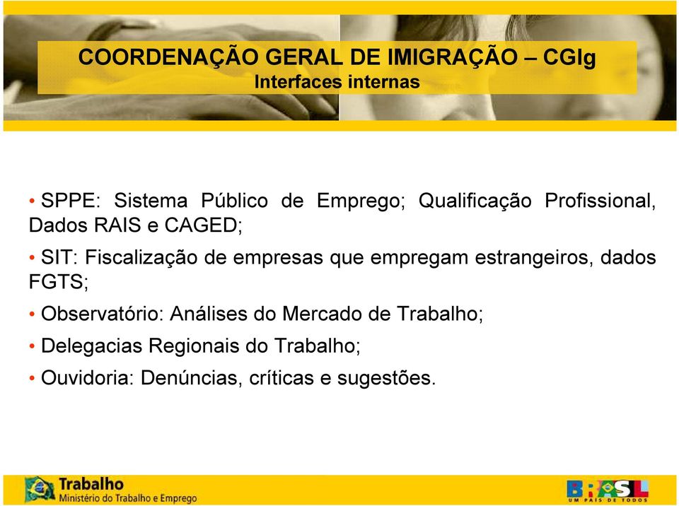 empresas que empregam estrangeiros, dados FGTS; Observatório: Análises do Mercado