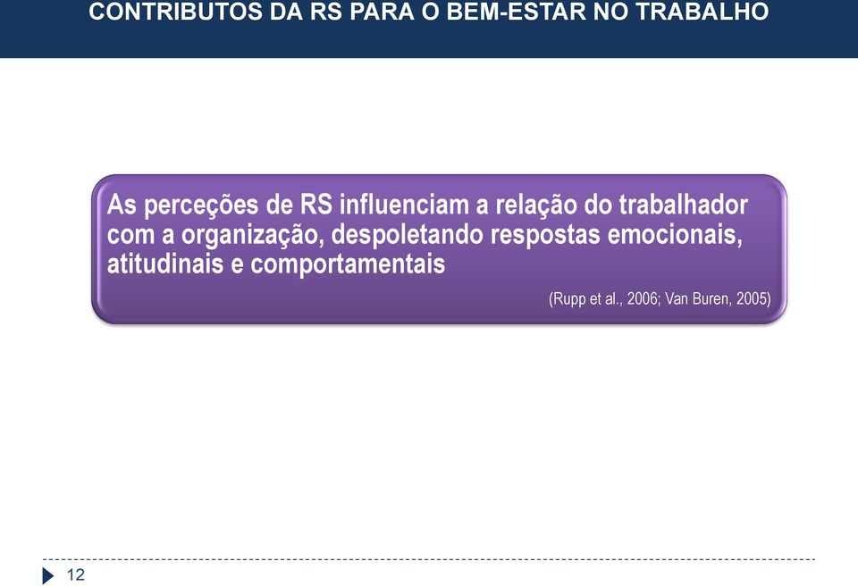 a organização, despoletando respostas emocionais,