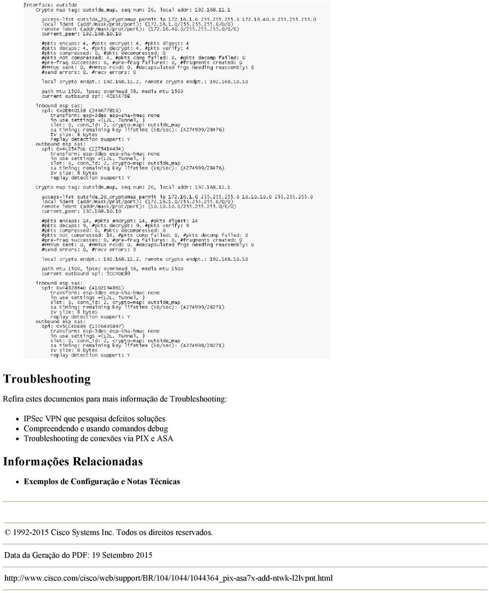 Exemplos de Configuração e Notas Técnicas 1992-2015 Cisco Systems Inc. Todos os direitos reservados.