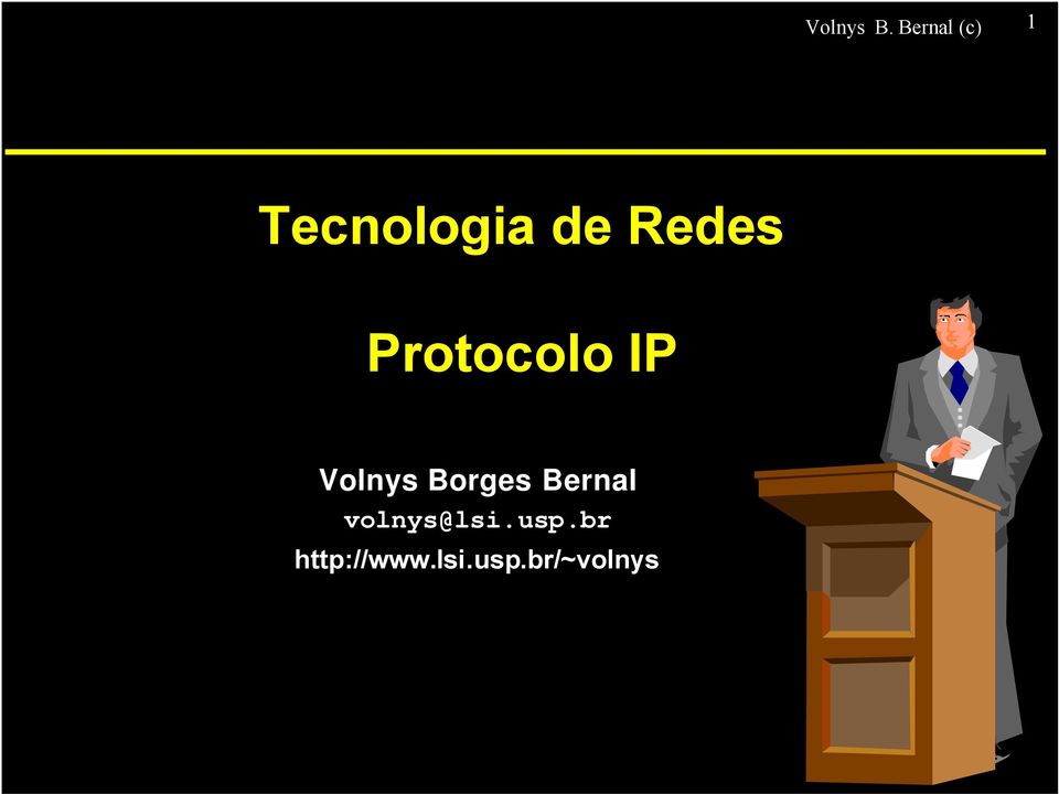 Redes Protocolo IP Volnys