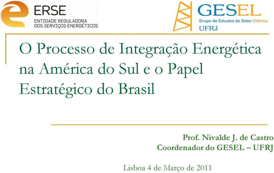 Brasil Prof. Nivalde J.