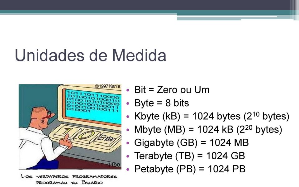 (MB) = 1024 kb (2 20 bytes) Gigabyte (GB) =