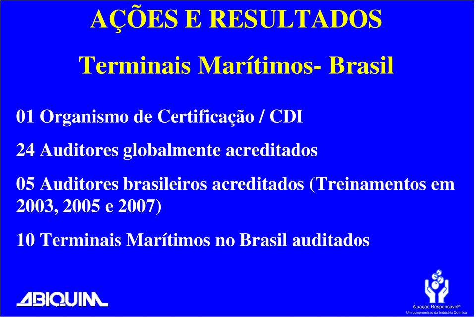 acreditados 05 Auditores brasileiros acreditados