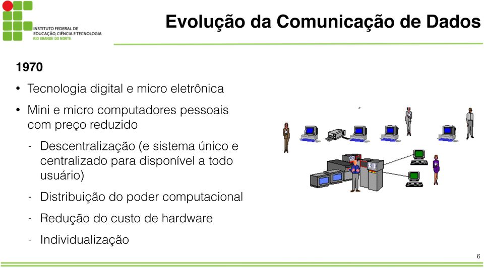 sistema único e centralizado para disponível a todo usuário) - Distribuição